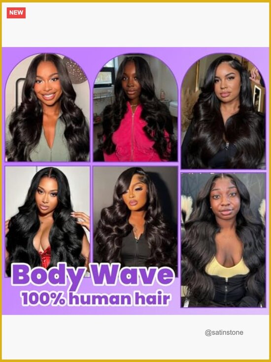 Body Wave Human Hair Bundles 14-20 Inch 4 Bundles Double Weft Quick Weave